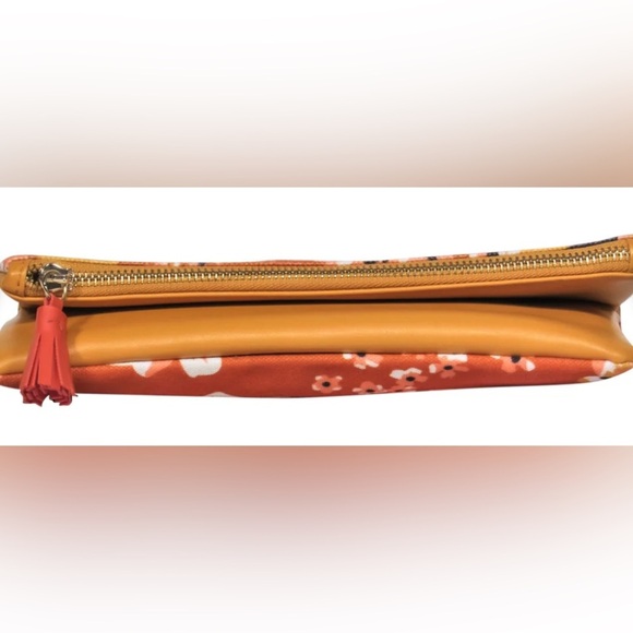 RACHEL PALLY ORANGE /YELLOW CLUTCH BAG. - Picture 3 of 7